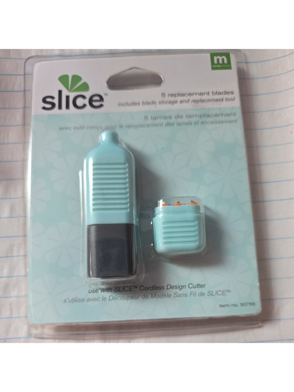 NEW Slice Making Memories 5 Replacement Blades Slice Cordless Design Cutter